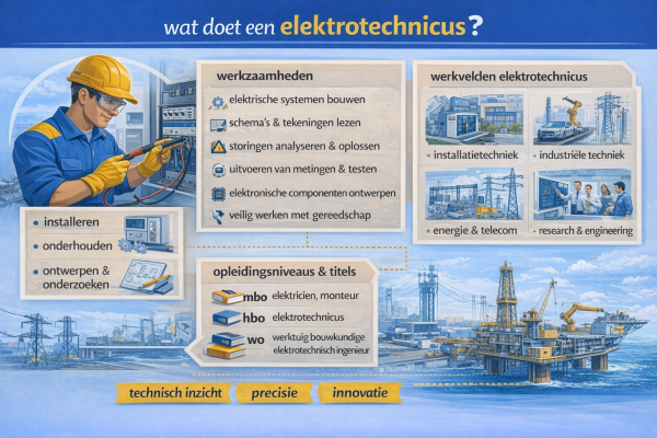 Alles over het beroep elektrotechnicus Wat doet een elektrotechnicus
